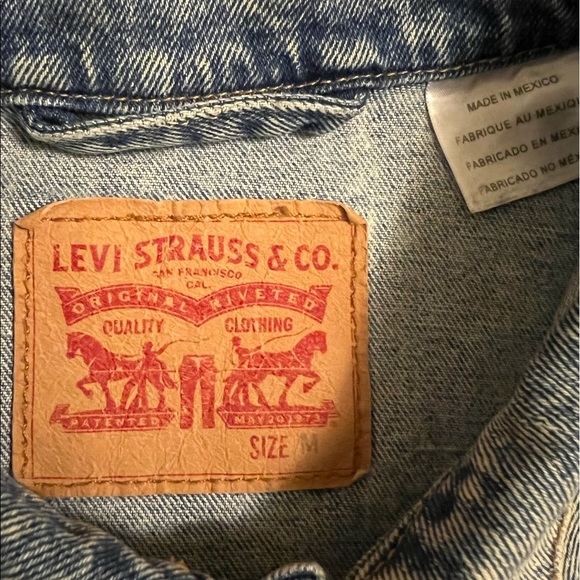 Levi Strauss Custom Corn Snake Patch Stonewash Denim Jacket, M - Picture 6 of 6